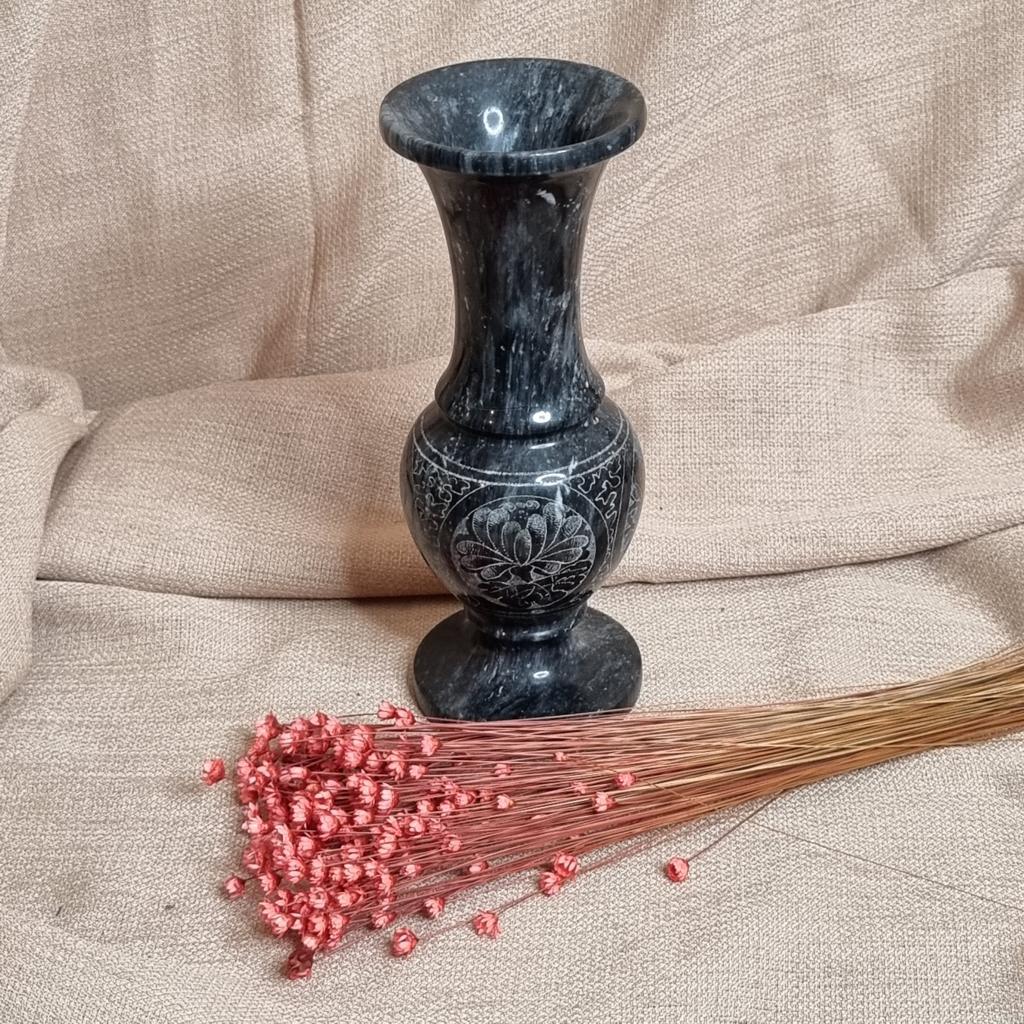 Traditional Pakistani stone artisan carving decorative stone